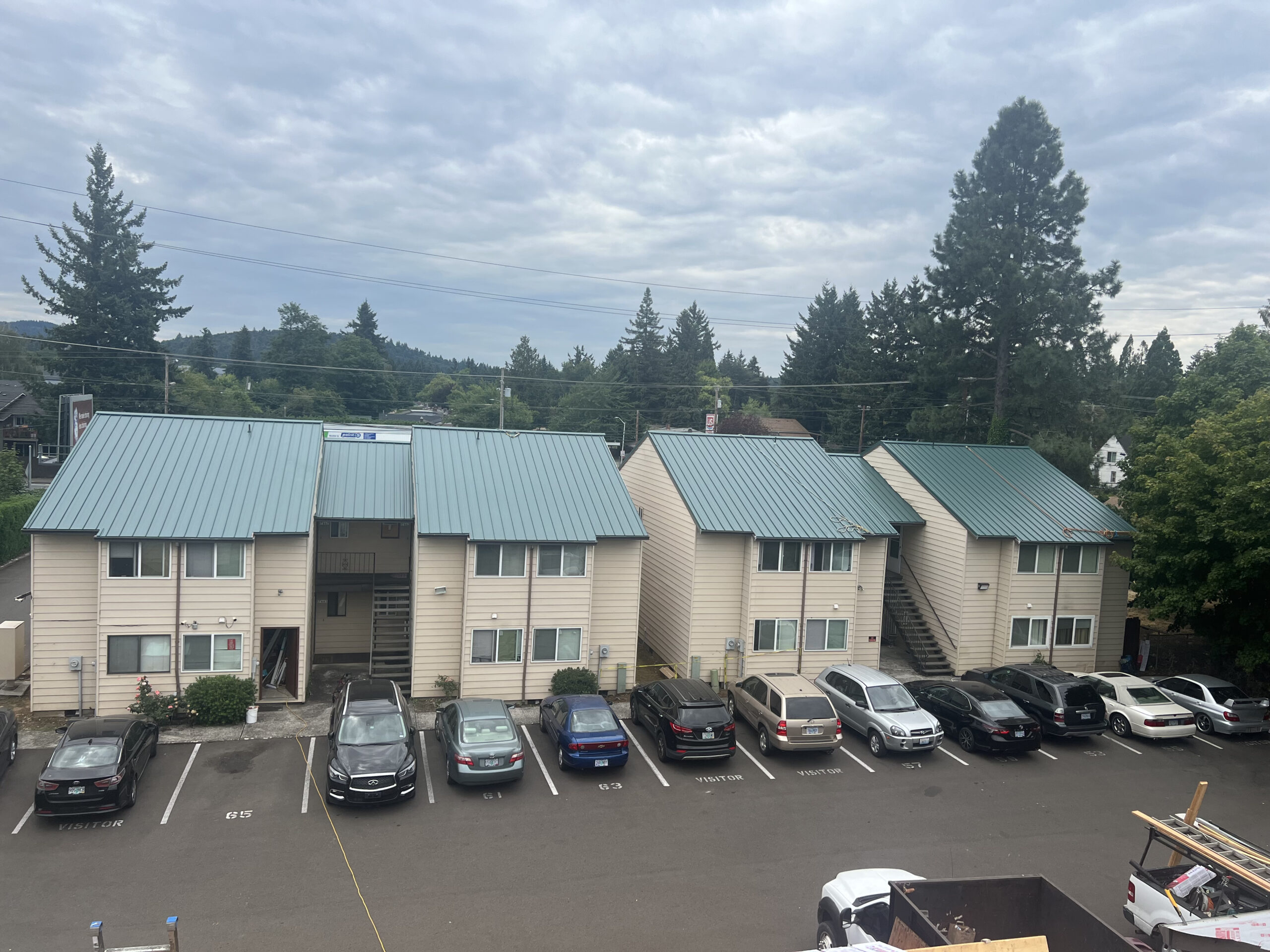 Roofing Apartment Complex Portland, Oregon