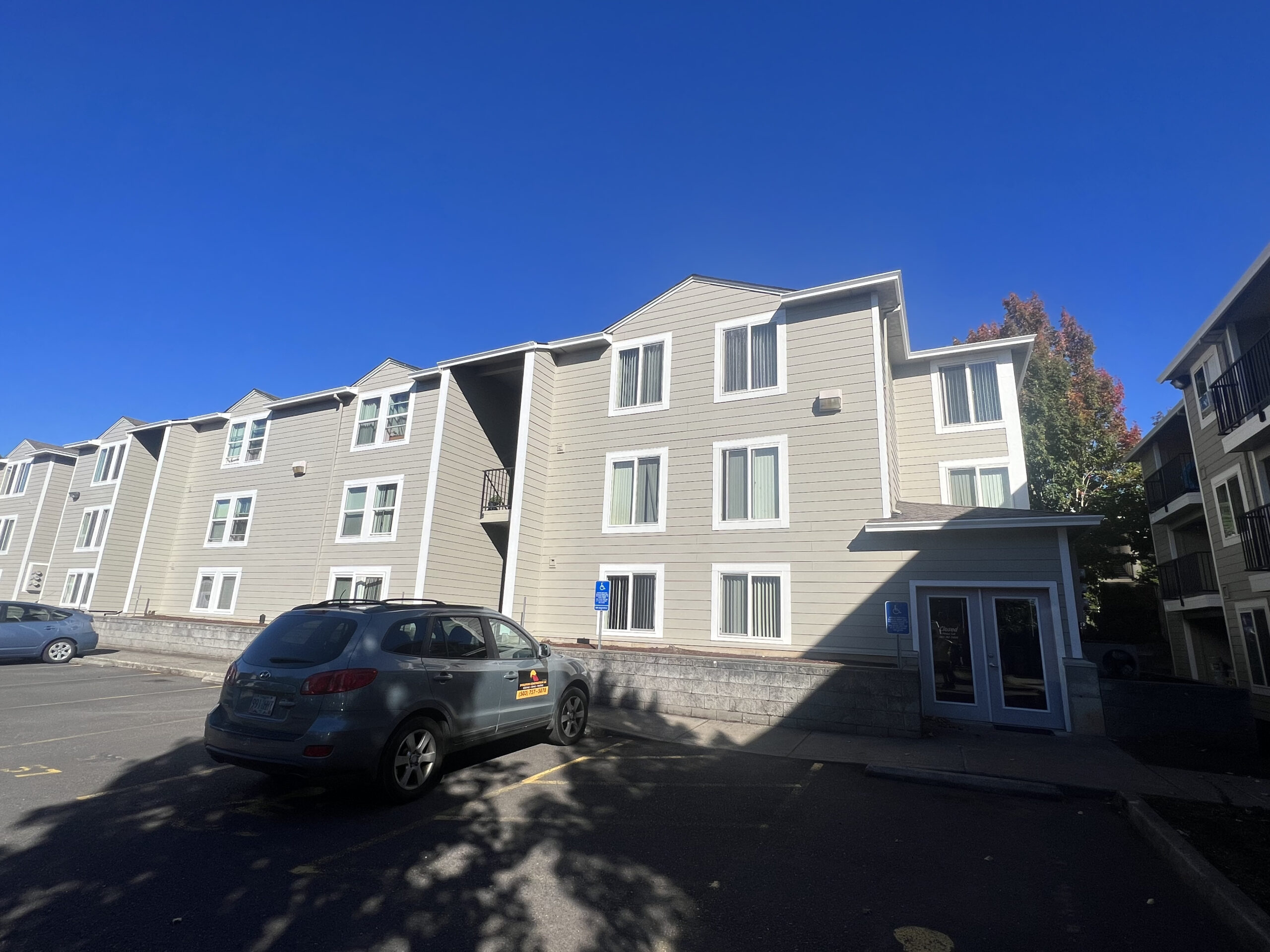 Painted Apartments Complex in Portland, Oregon